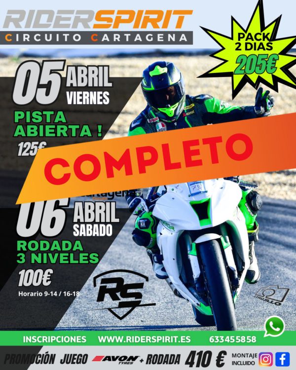 Rodada Circuito Cartagena - Sábado 6 Abril 2024