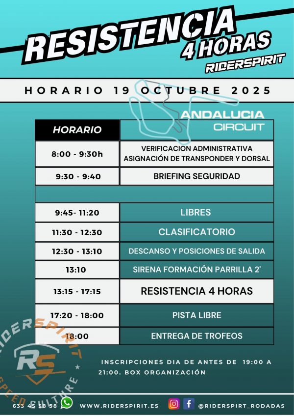 RESISTENCIA 4 HORAS ANDALUCIA CIRCUIT - 19 OCTUBRE - Imagen 2