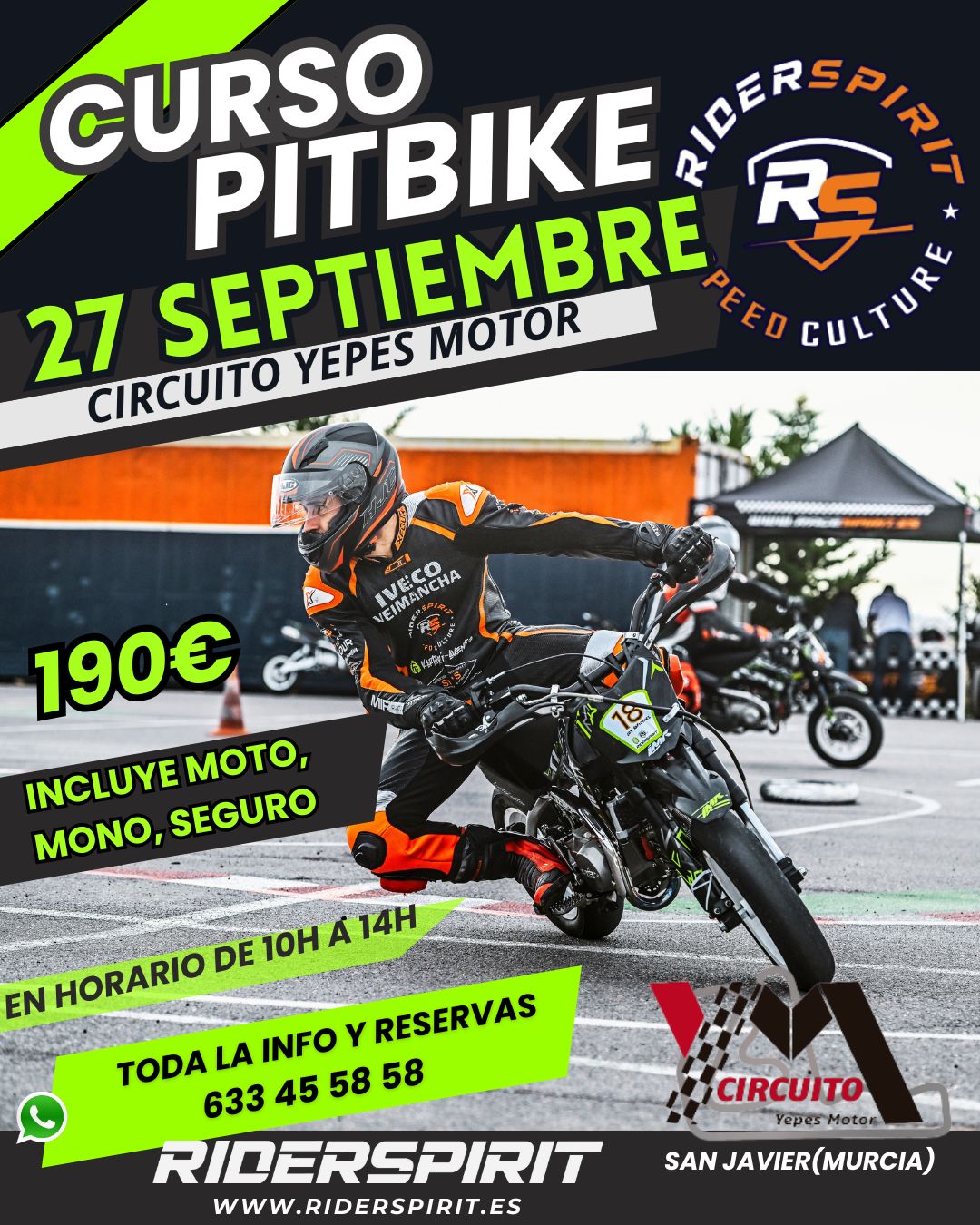 PITBIKE CURSO YEPES