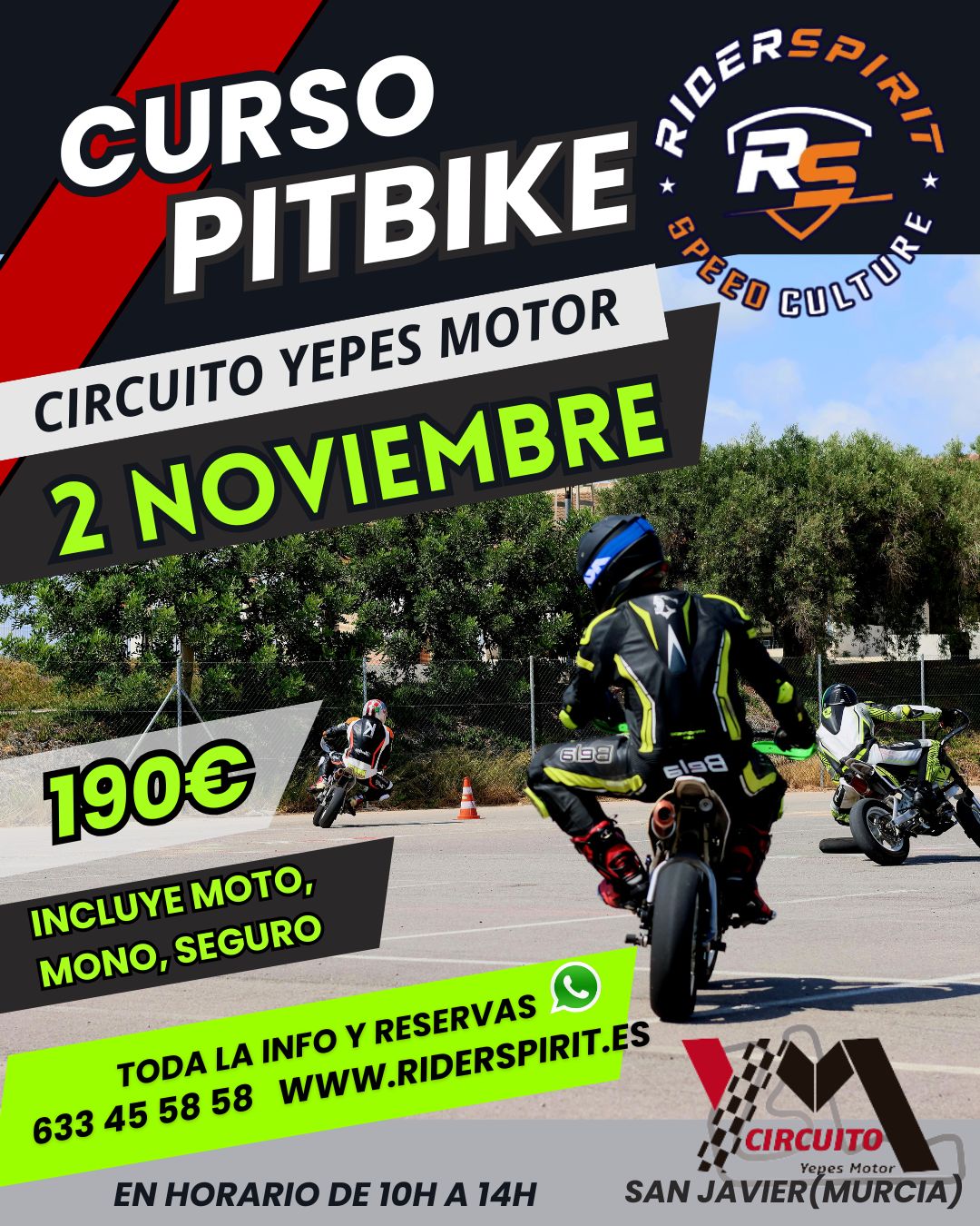 PITBIKE CURSO YEPES