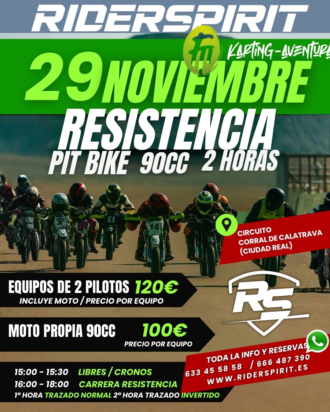 RESISTENCIA PIT BIKE KARTING CORRAL 29 NOVIEMBRE 2025