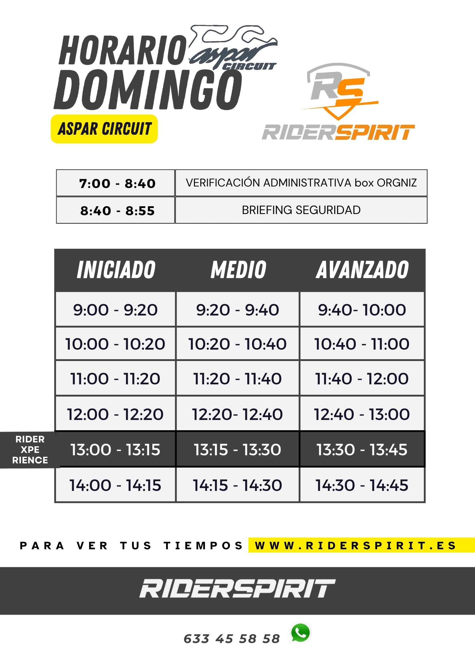 RODADA ASPAR CIRCUIT - DOMINGO 23 NOVIEMBRE 2025 - Imagen 2