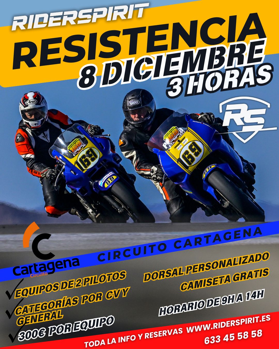 RESISTENCIA CIRCUITO CARTAGENA - 8 DICIEMBRE 2025 LUNES FESTIVO