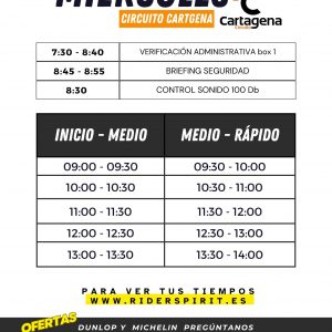 CARTAGENA TANDAS - MIERCOLES 1 ABRIL 2026