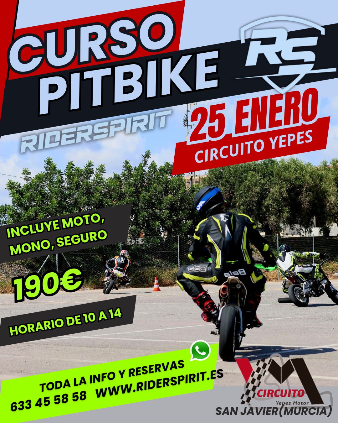 PITBIKE CURSO YEPES