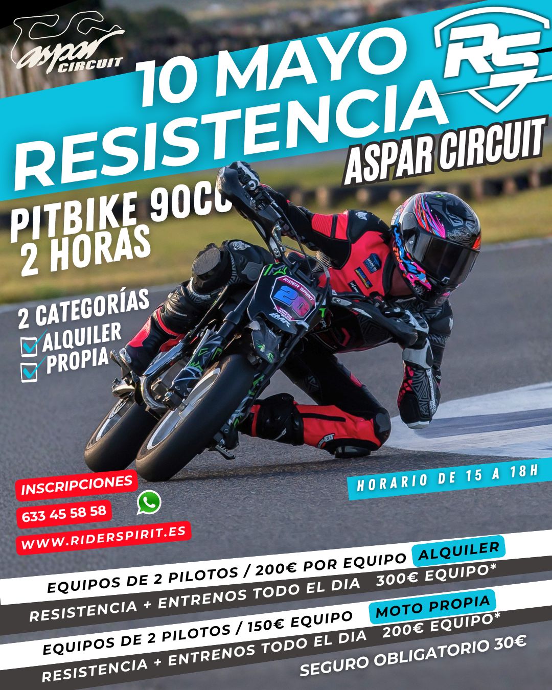 RESISTENCIA PITBIKE ASPAR CIRCUIT