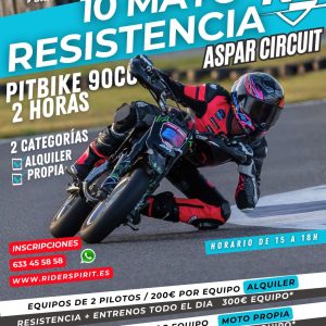RESISTENCIA PIT BIKE ASPAR CIRCUIT- 10 MAYO 2026 - DOMINGO