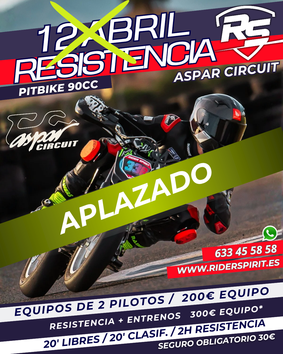 RESISTENCIA PITBIKE ASPAR CIRCUIT