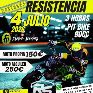 RESISTENCIA PIT BIKE CORRAL DE CTVA - SÁBADO 4 JULIO 2026