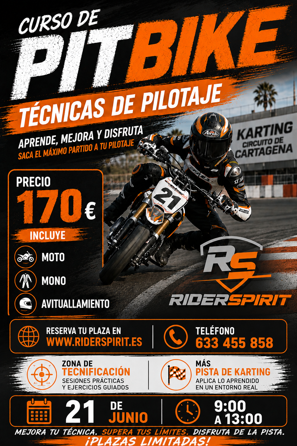 CURSO PITBIKE CARTAGENA