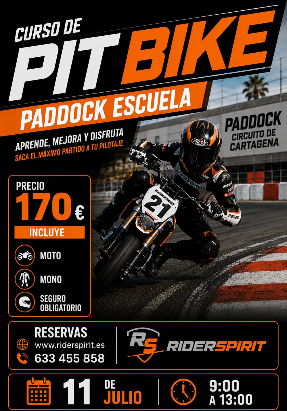 CURSO PITBIKE CARTAGENA