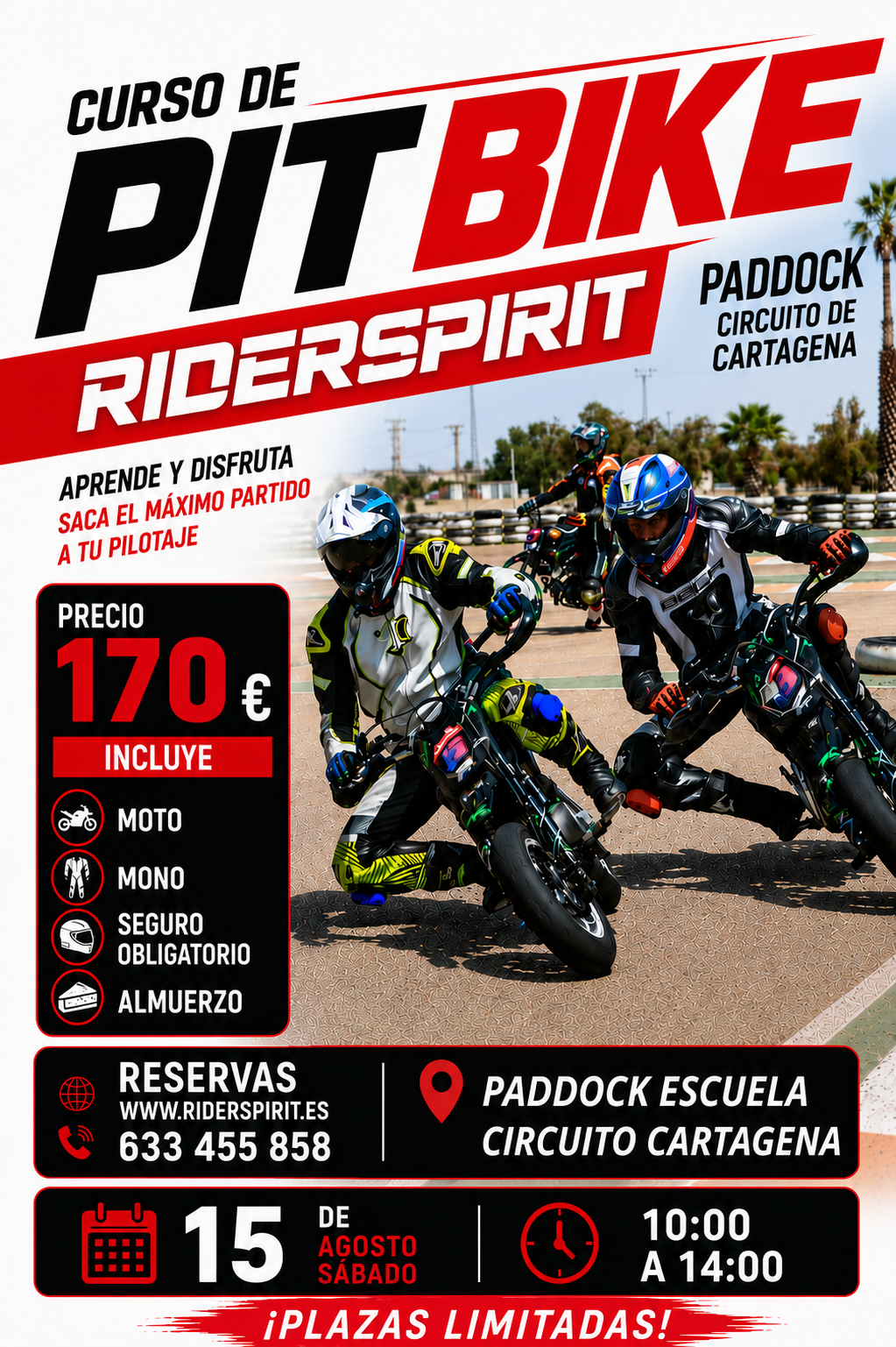 CARTGENA PIT BIKE CURSO