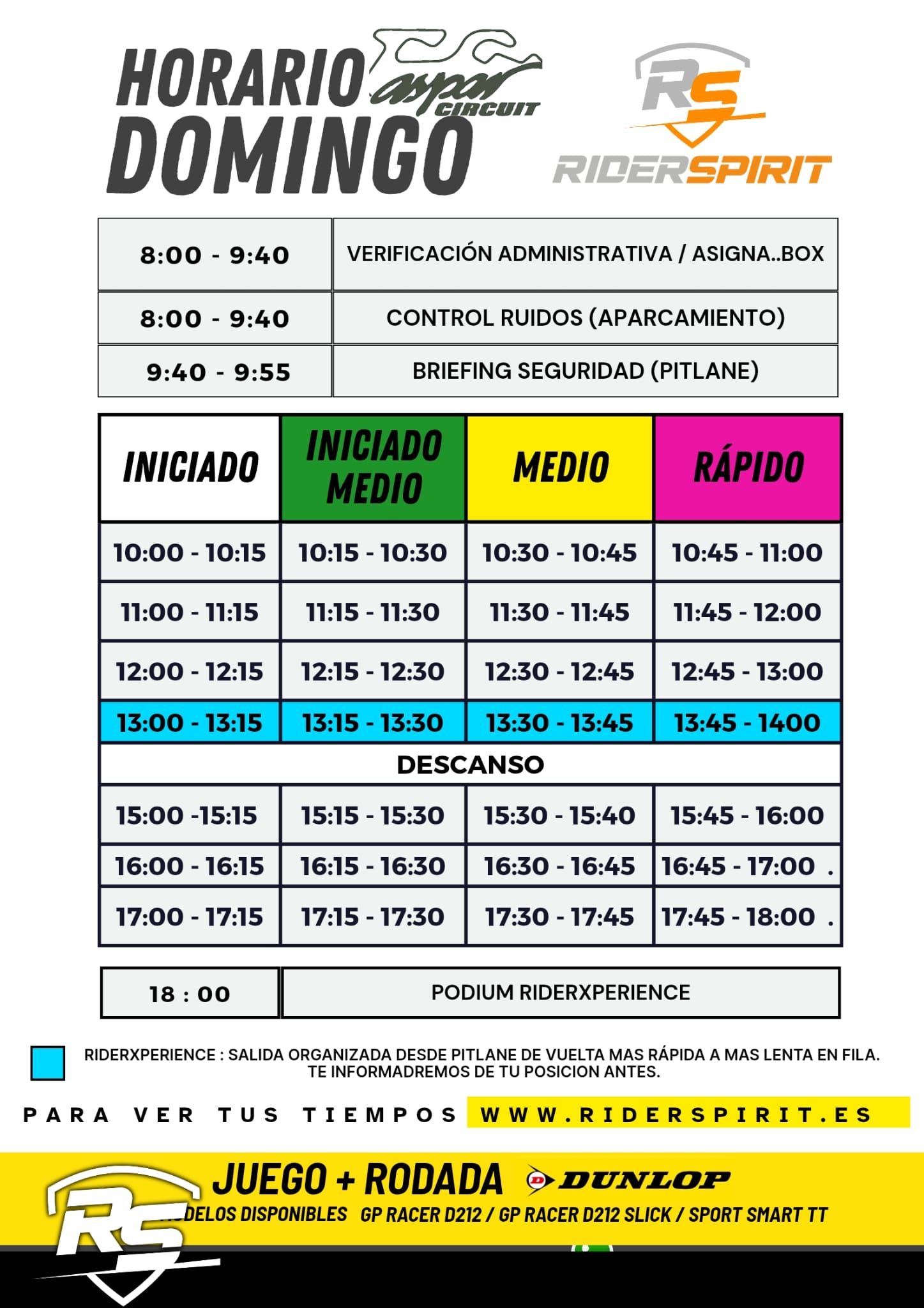 RODADA ASPAR CIRCUIT - DOMINGO 25 OCTUBRE 2026 - Imagen 2